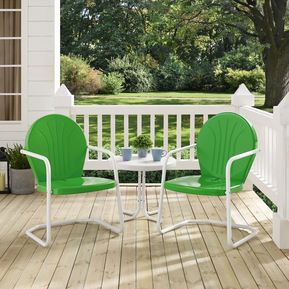 kona green outdoor dinette   