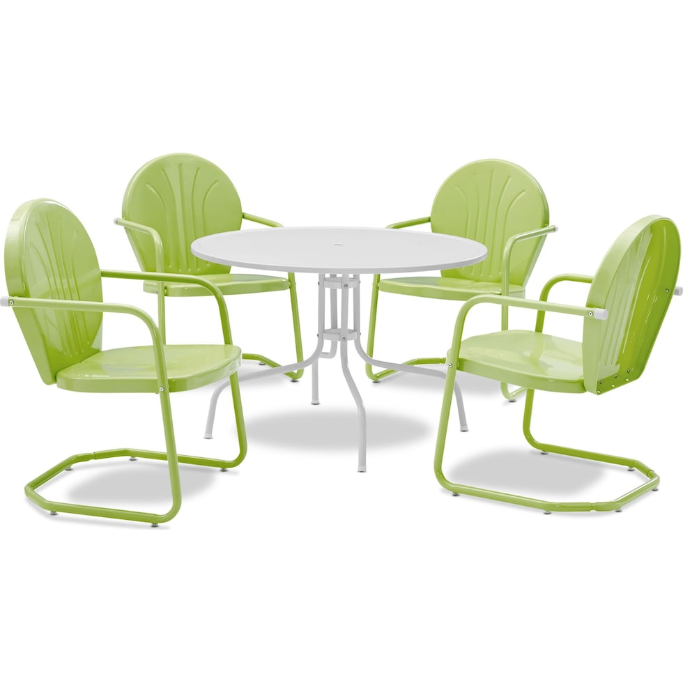 kona green outdoor dinette   