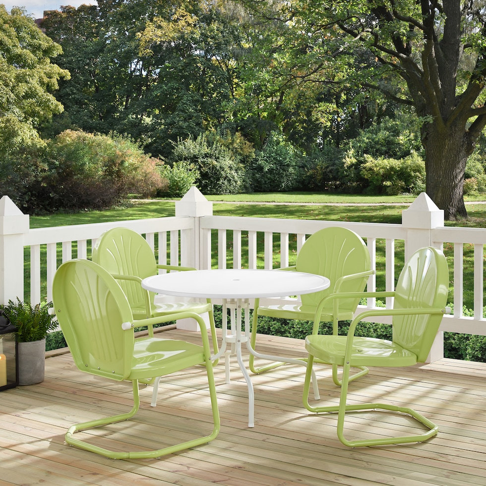 kona green outdoor dinette   