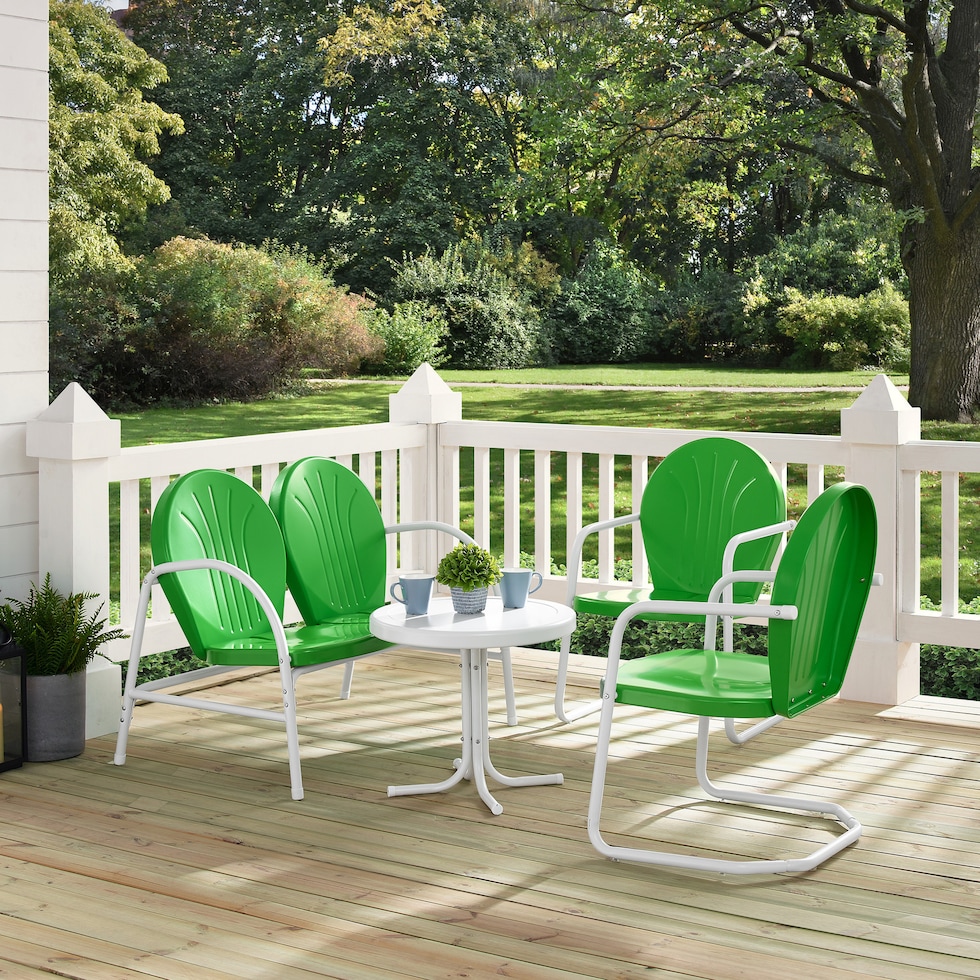 kona green outdoor dinette   