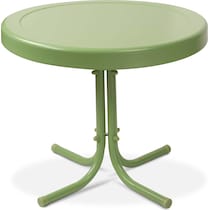 kona green outdoor end table   