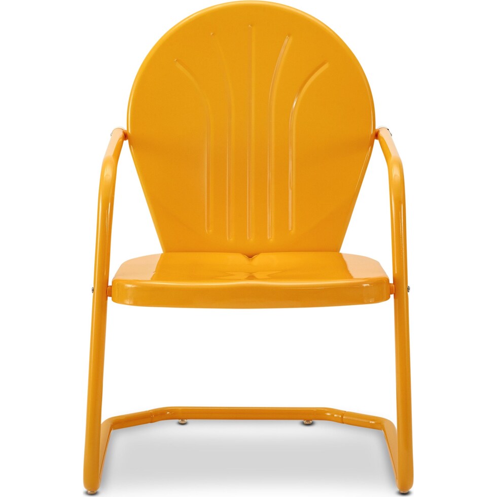 kona orange outdoor dinette   
