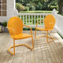kona orange outdoor dinette   