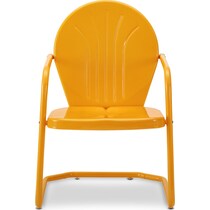 kona orange outdoor dinette   