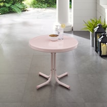 kona pink outdoor end table   