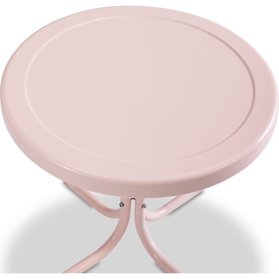 kona pink outdoor end table   