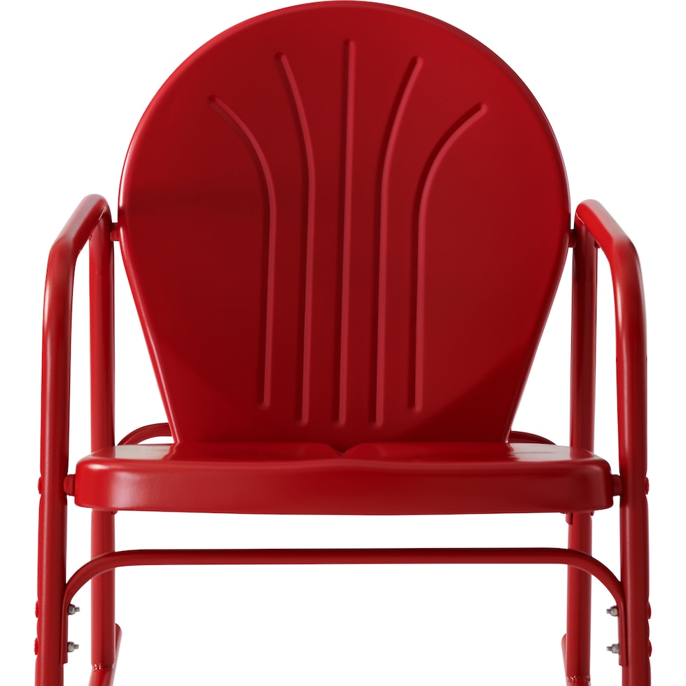 kona red outdoor chair set   