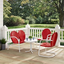 kona red outdoor dinette   