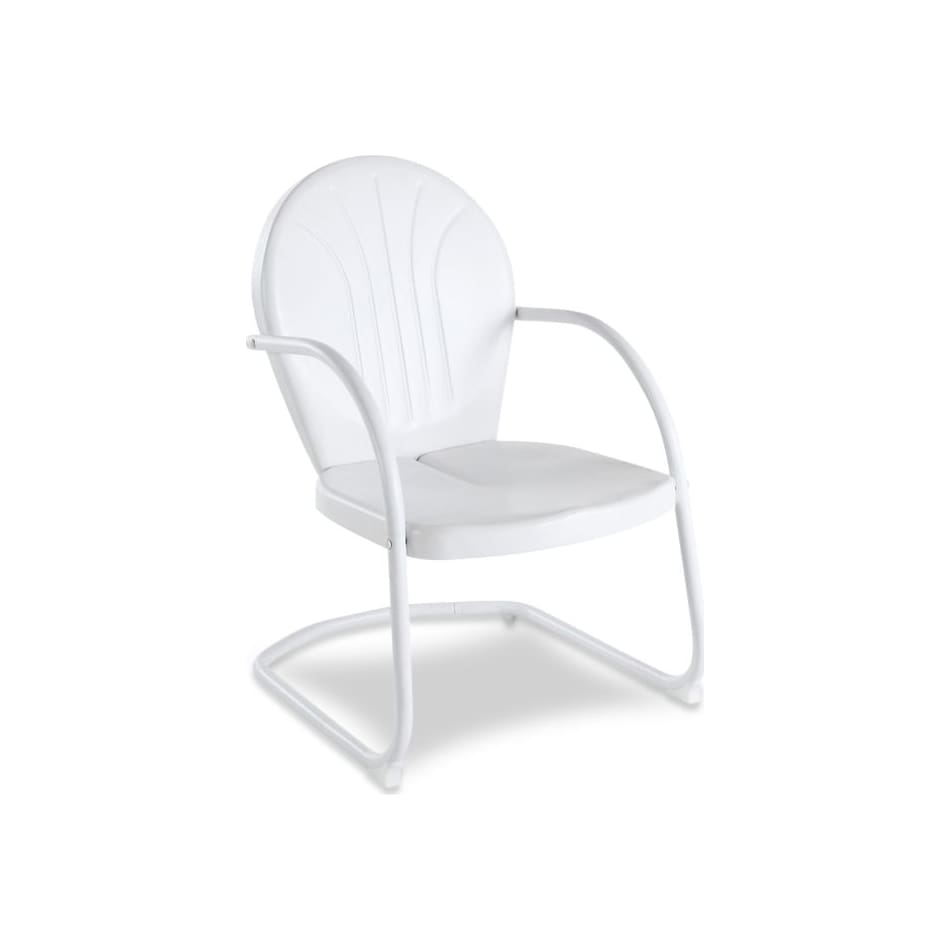kona white outdoor chair   