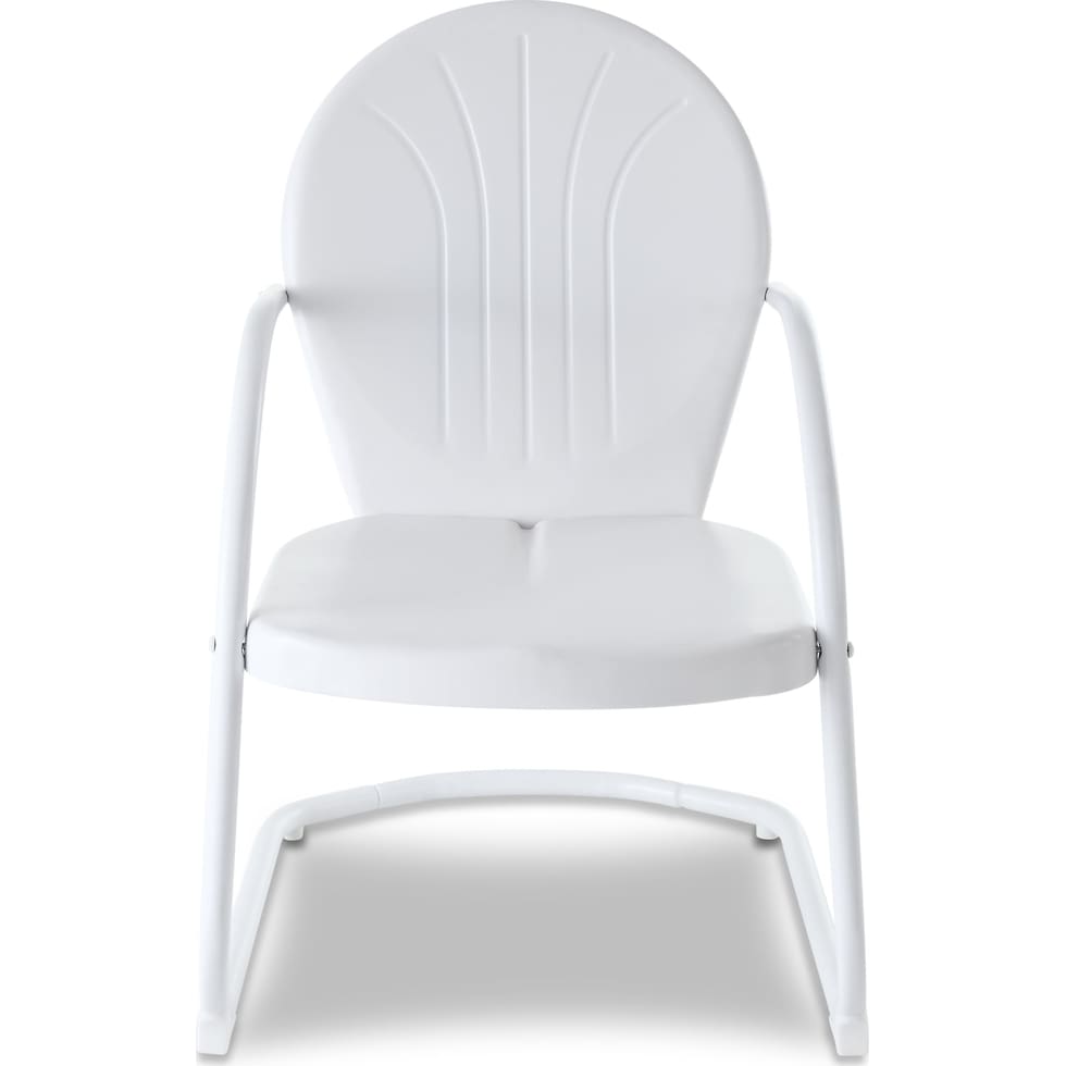 kona white outdoor chair   