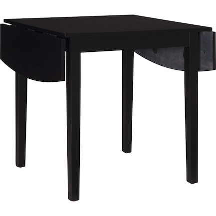 Krigel Drop Leaf Dining Table - Black