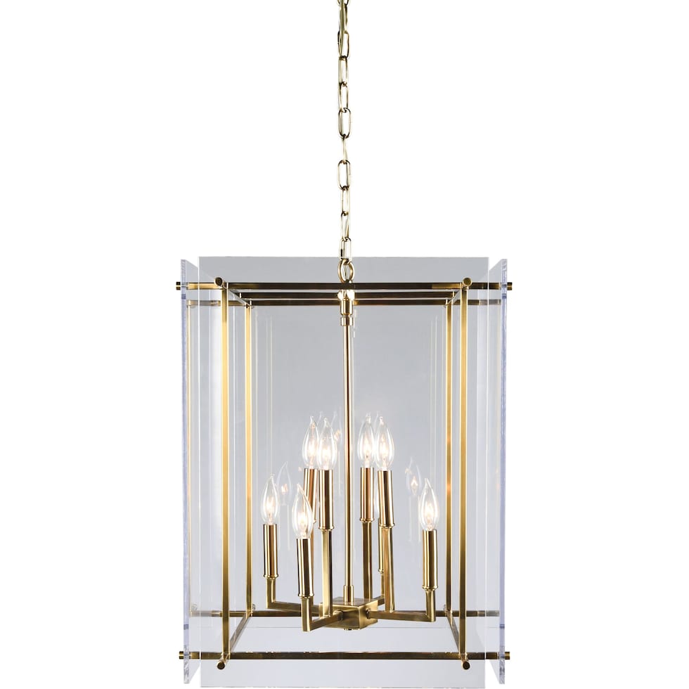 krista gold chandelier   