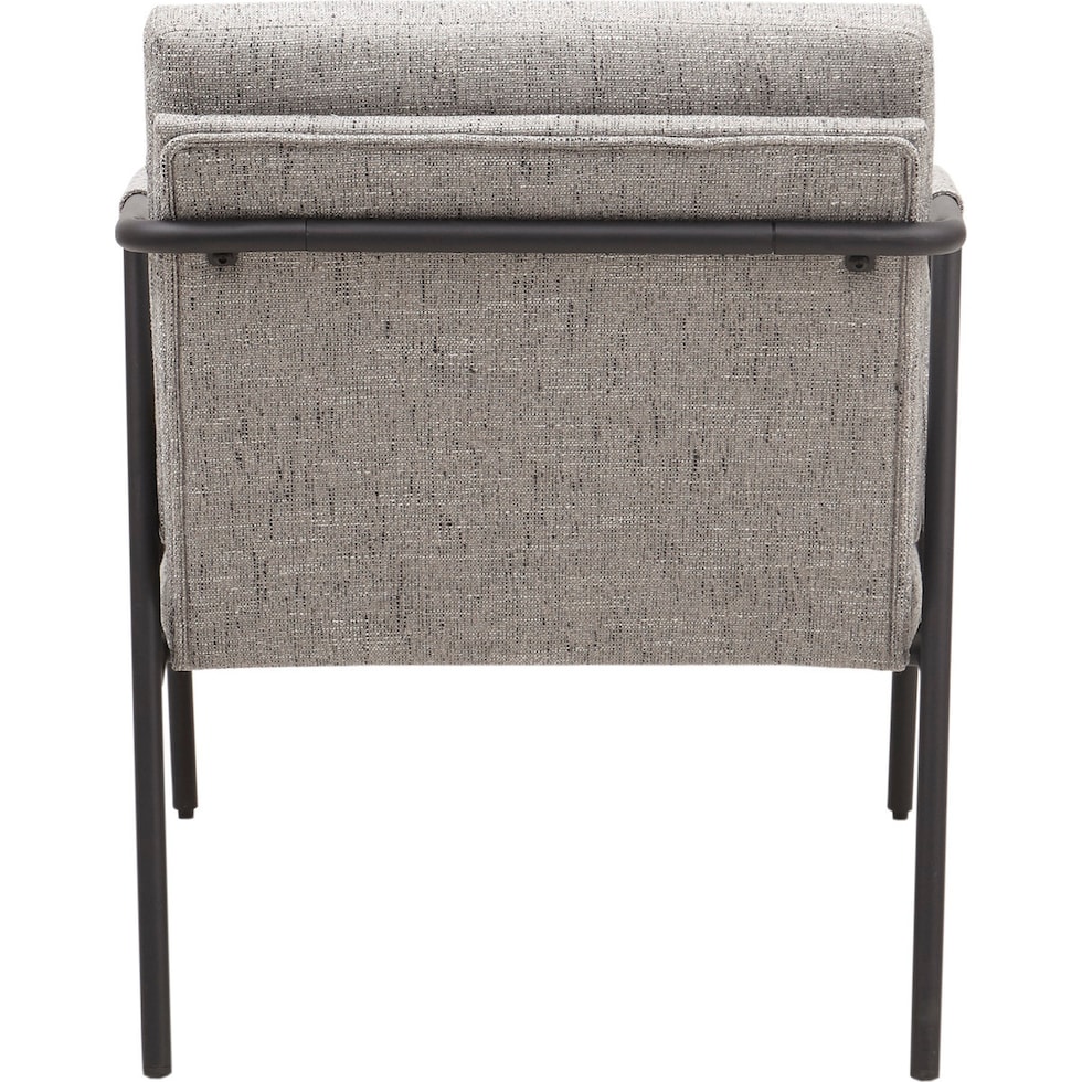 kubrick gray accent chair   