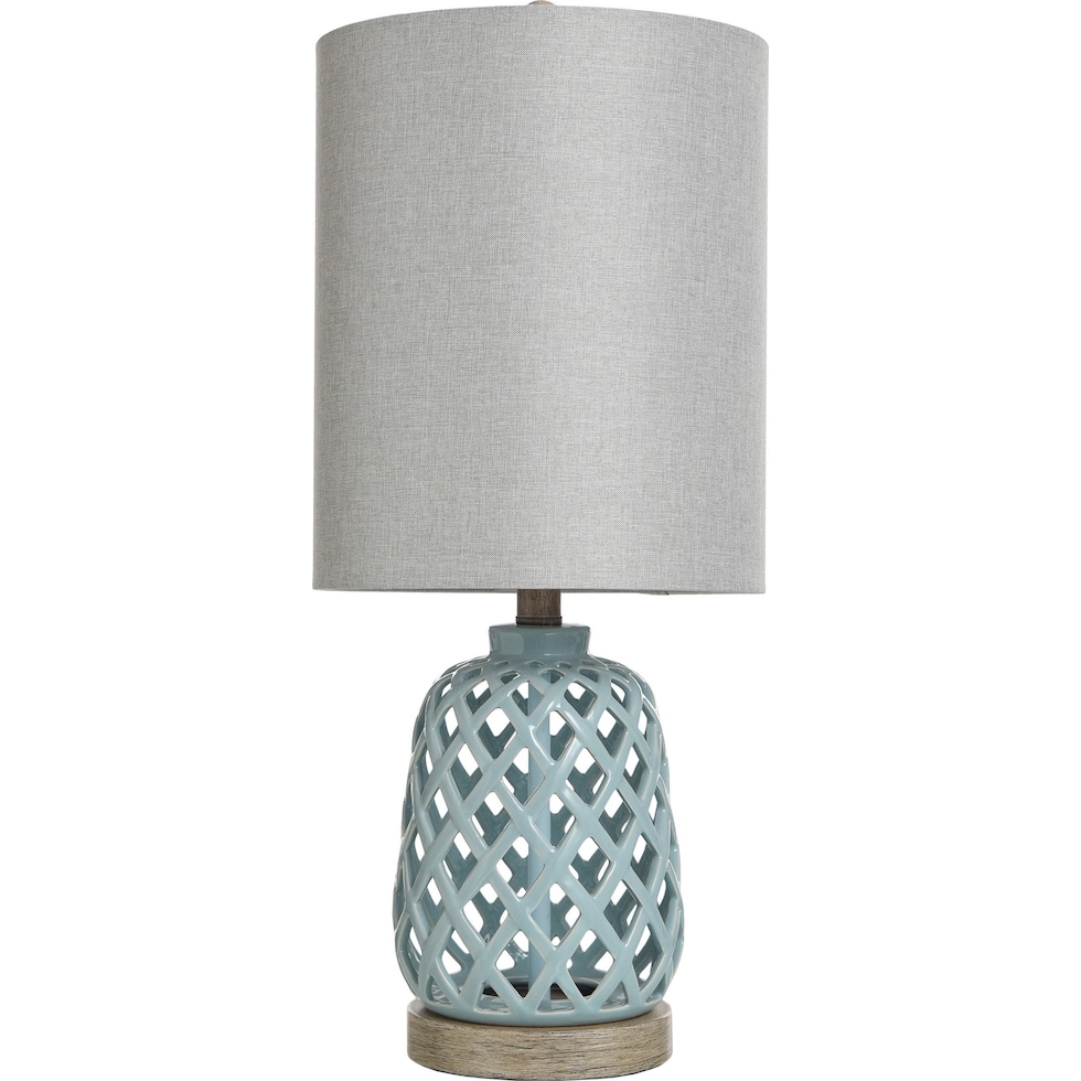 kuldeep blue table lamp   