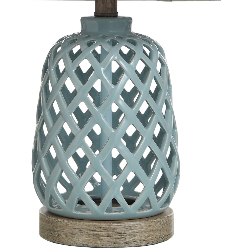 kuldeep blue table lamp   