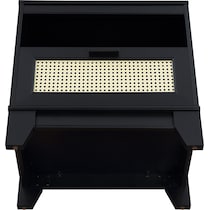 kylian black nightstand   