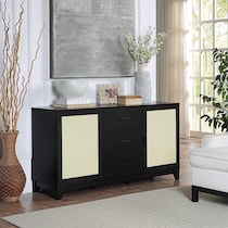 kylian black sideboard   