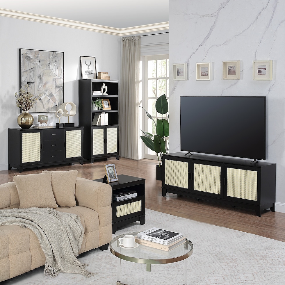 kylian black sideboard   