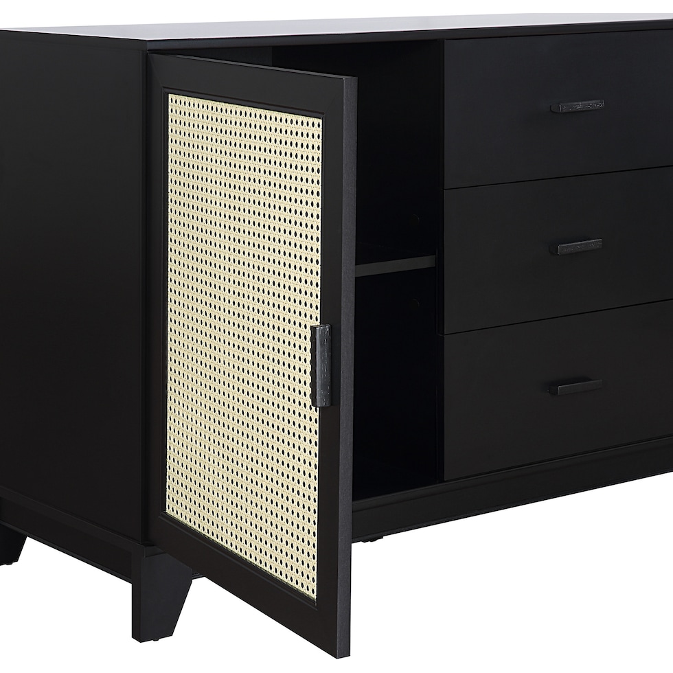 kylian black sideboard   