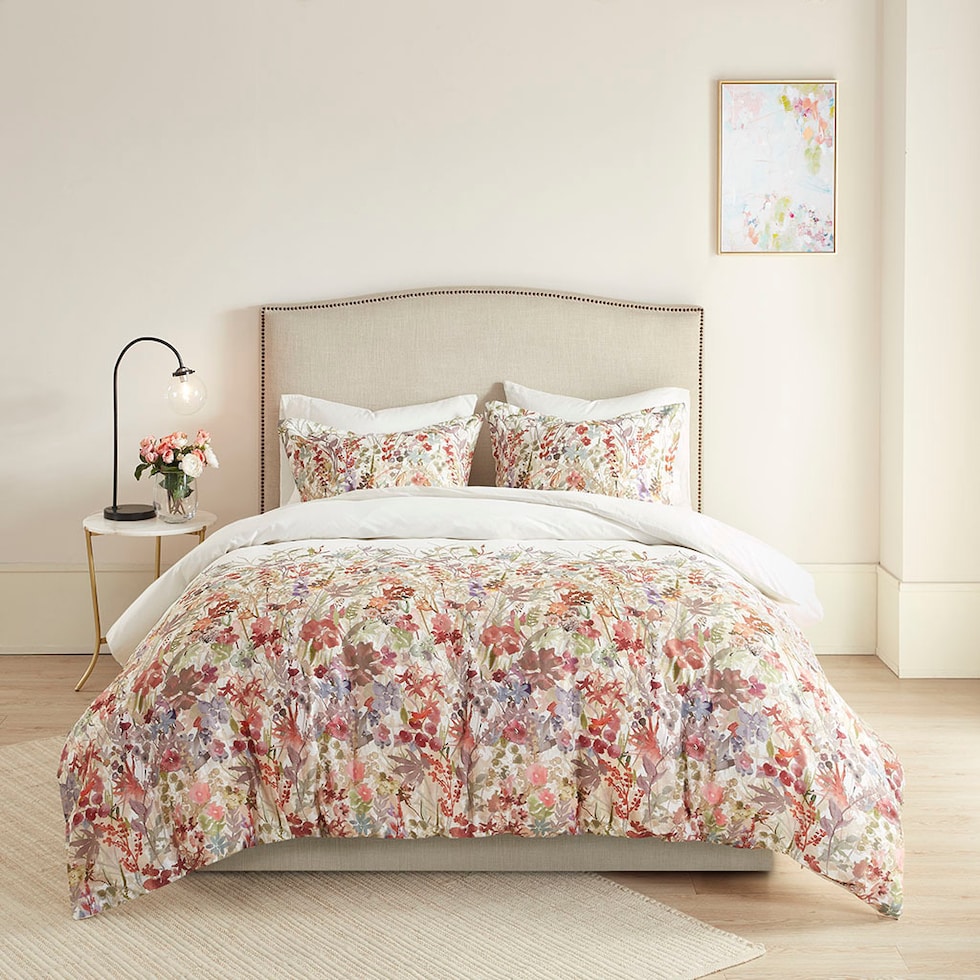 kyra multicolor full queen bedding set   