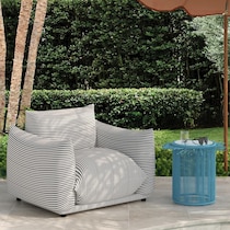 la jolla blue outdoor end table   