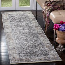 la salle gray rug   