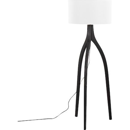 Labrant Floor Lamp - Black/White