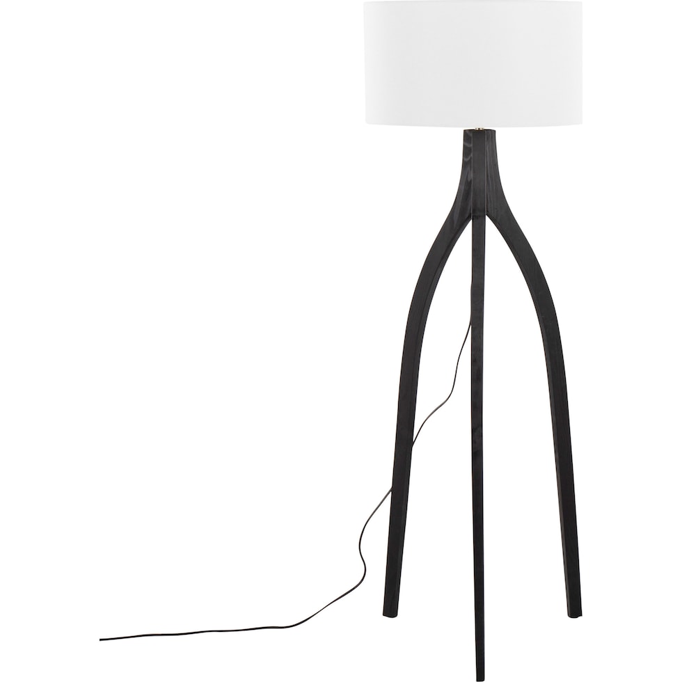 labrant black floor lamp   