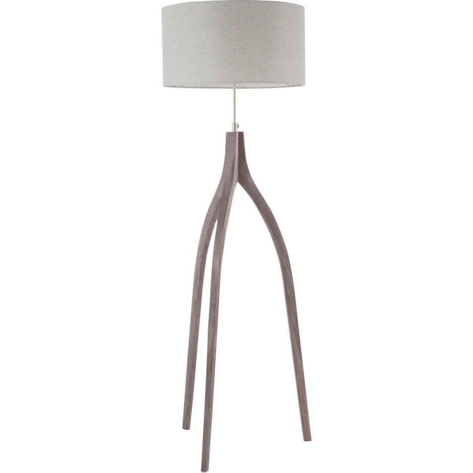 labrant gray floor lamp   