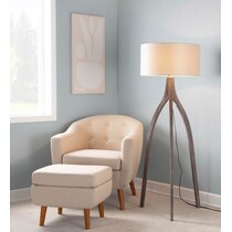 labrant gray floor lamp   