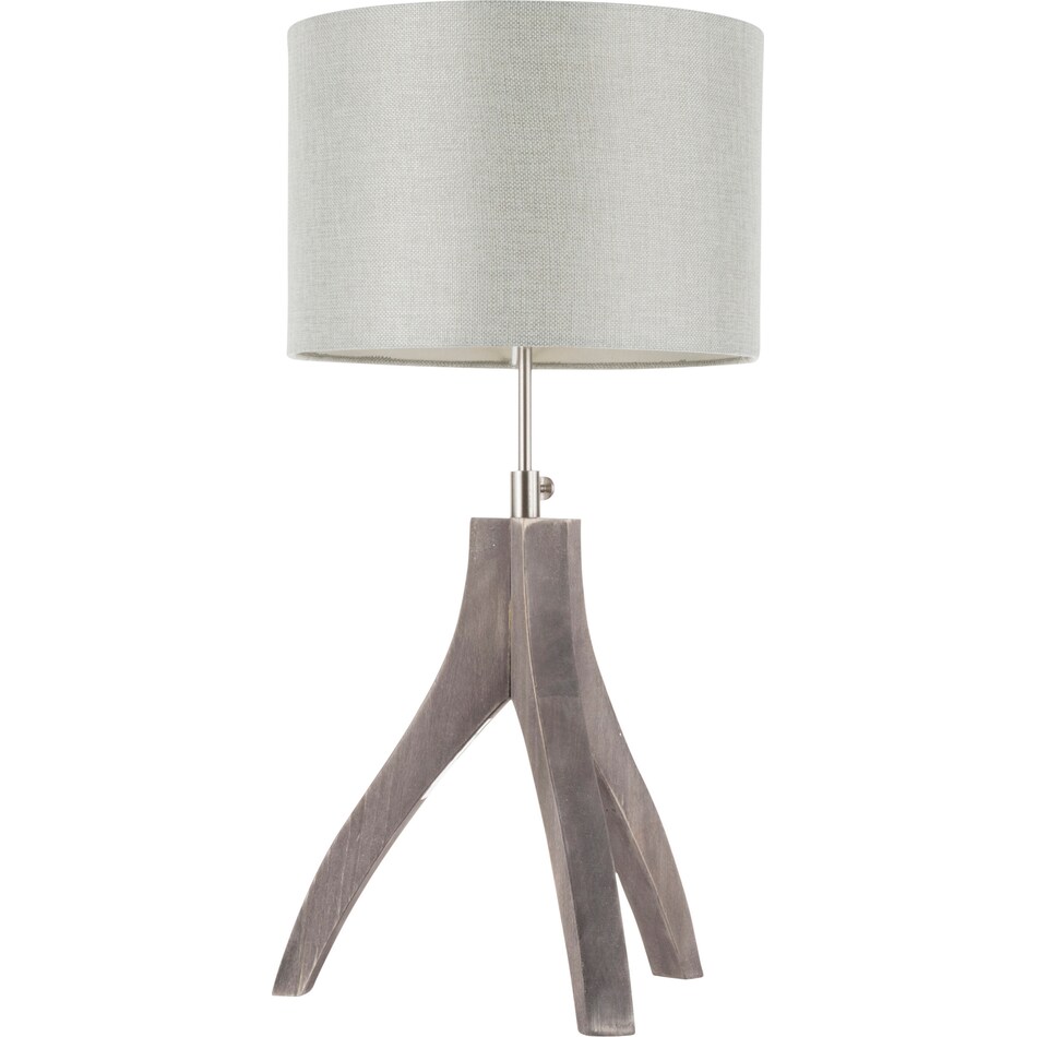 labrant gray table lamp   