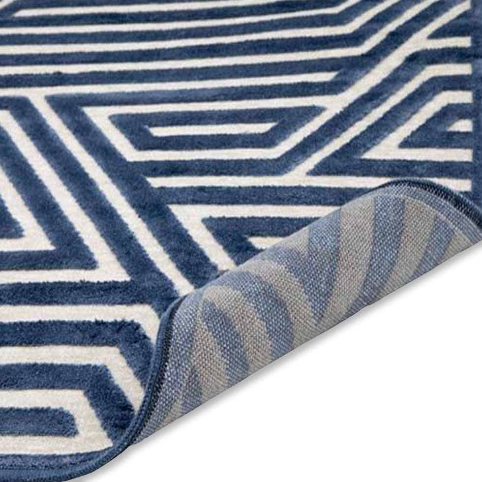 labyrinth blue area rug  x    