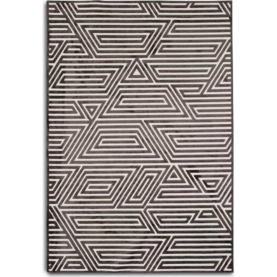 labyrinth gray area rug  x    