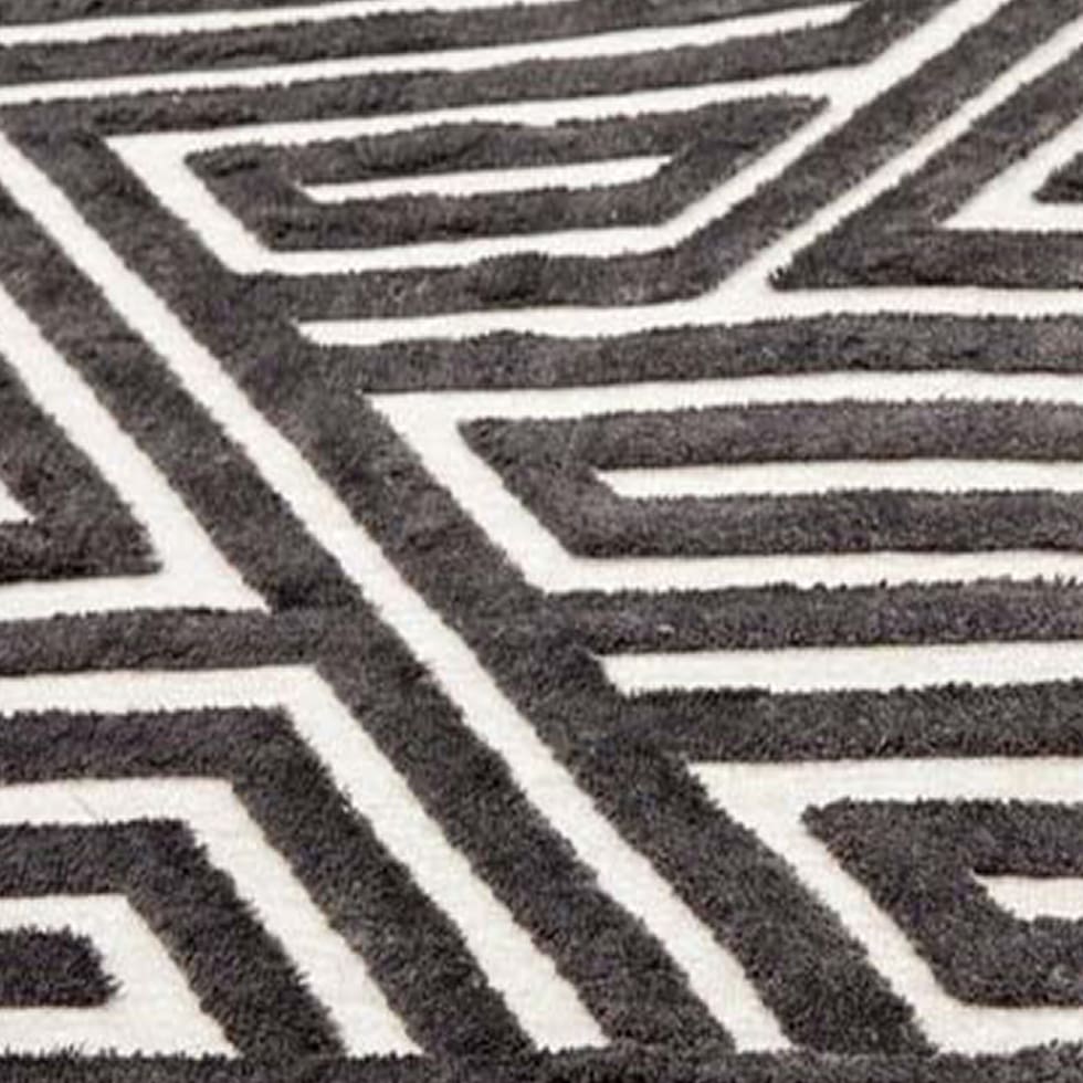 labyrinth gray area rug  x    