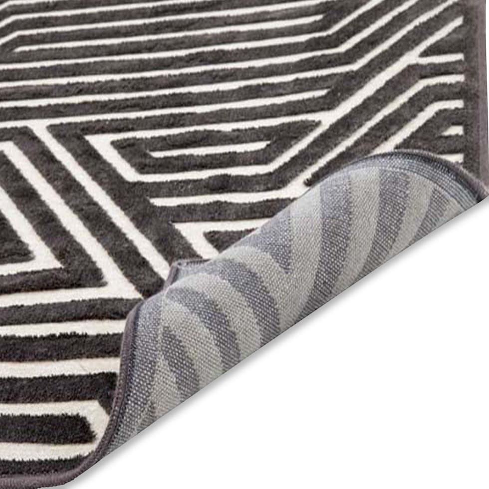 labyrinth gray area rug  x    