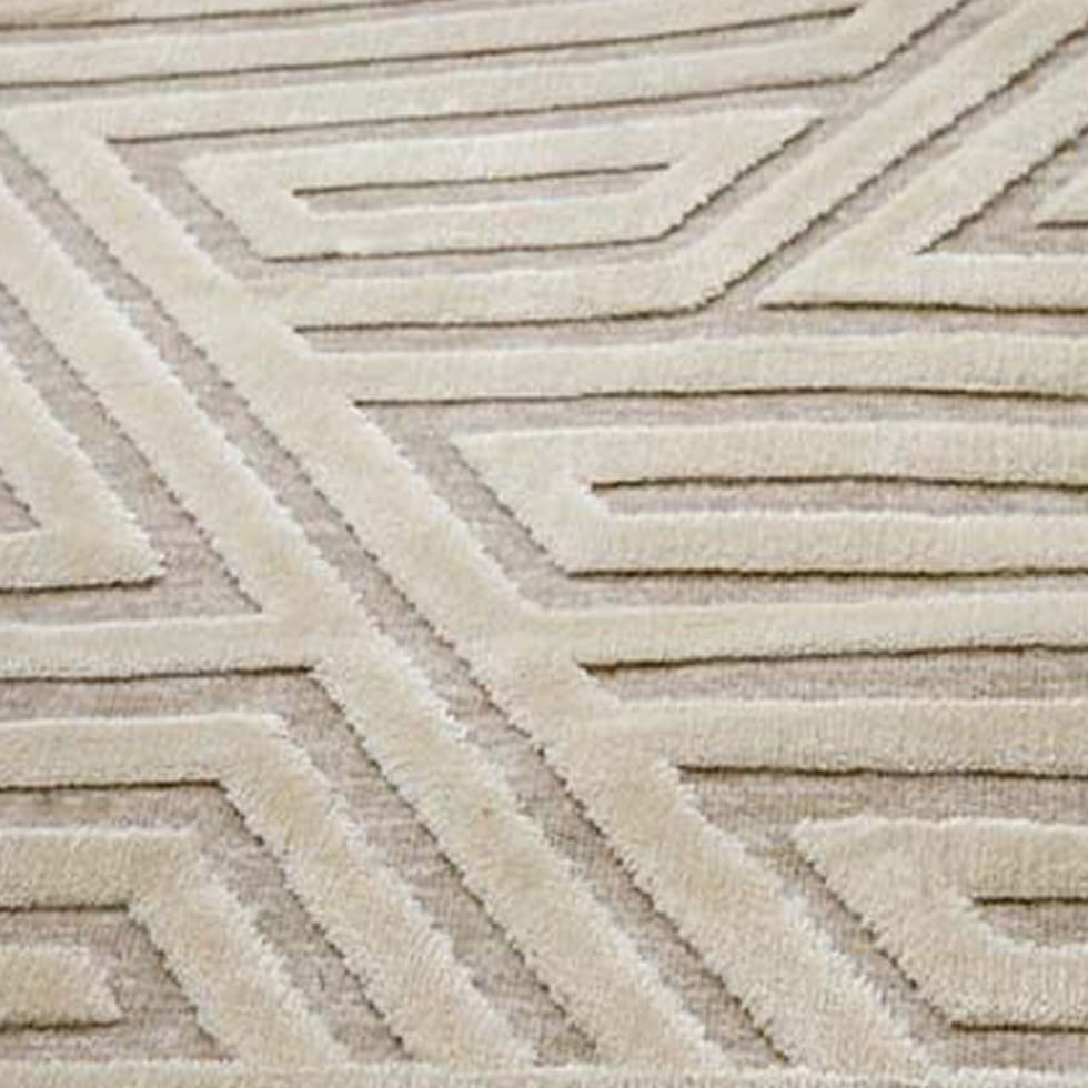 labyrinth white area rug  x    