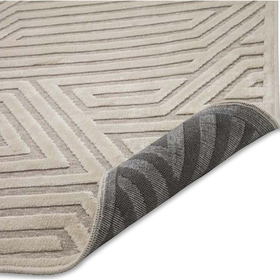 labyrinth white area rug  x    