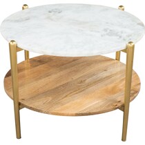 lachlan white gold coffee table   