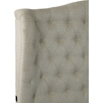 lafayette gray king upholstered bed   