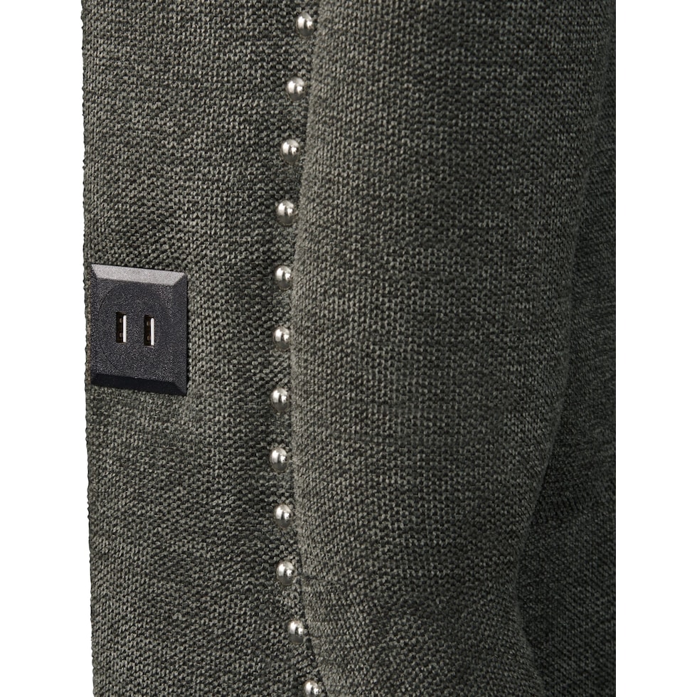 lafayette gray queen upholstered bed   