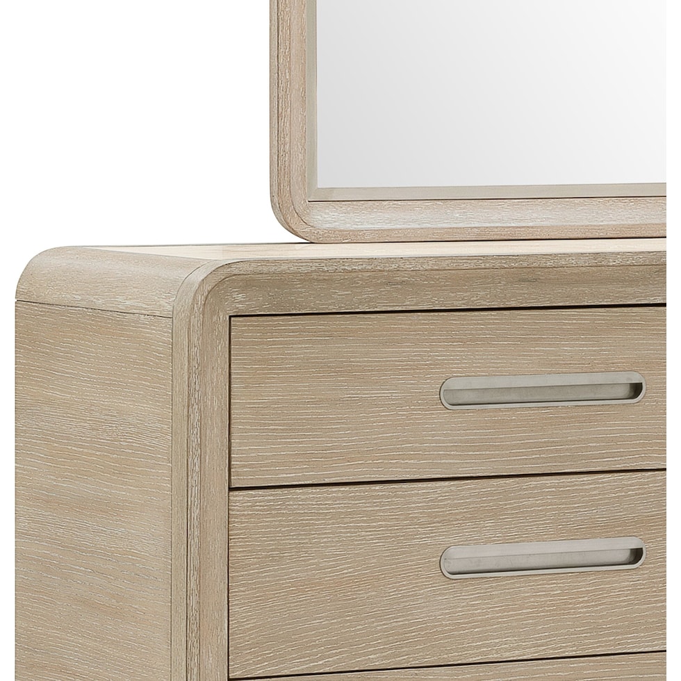 laguna bedroom neutral dresser and mirror   