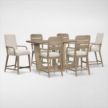 laguna dining sand  pc counter height dining room web   