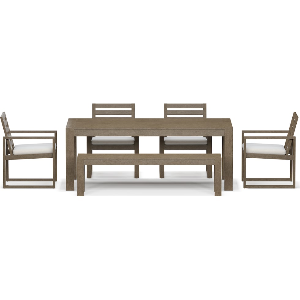 laguna outdoor dining gray  pc outdoor dining   