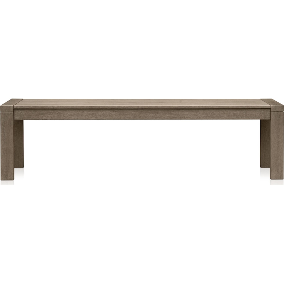 laguna outdoor dining gray outdoor dining bench   