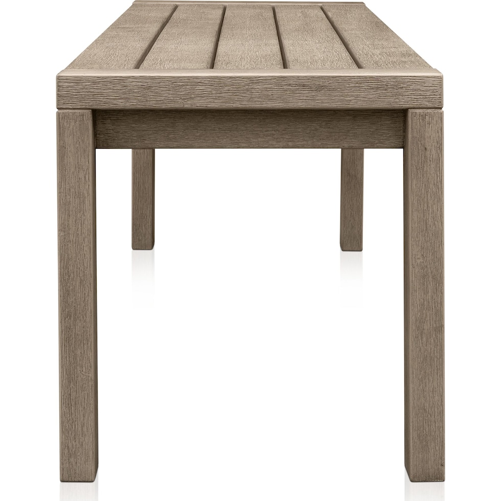 laguna outdoor dining gray outdoor dining bench   