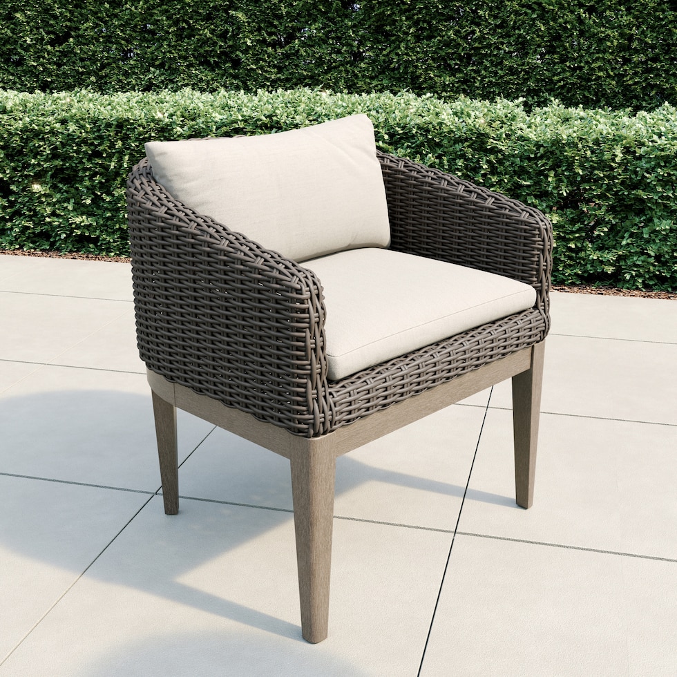 laguna outdoor dining gray outdoor dining chair   
