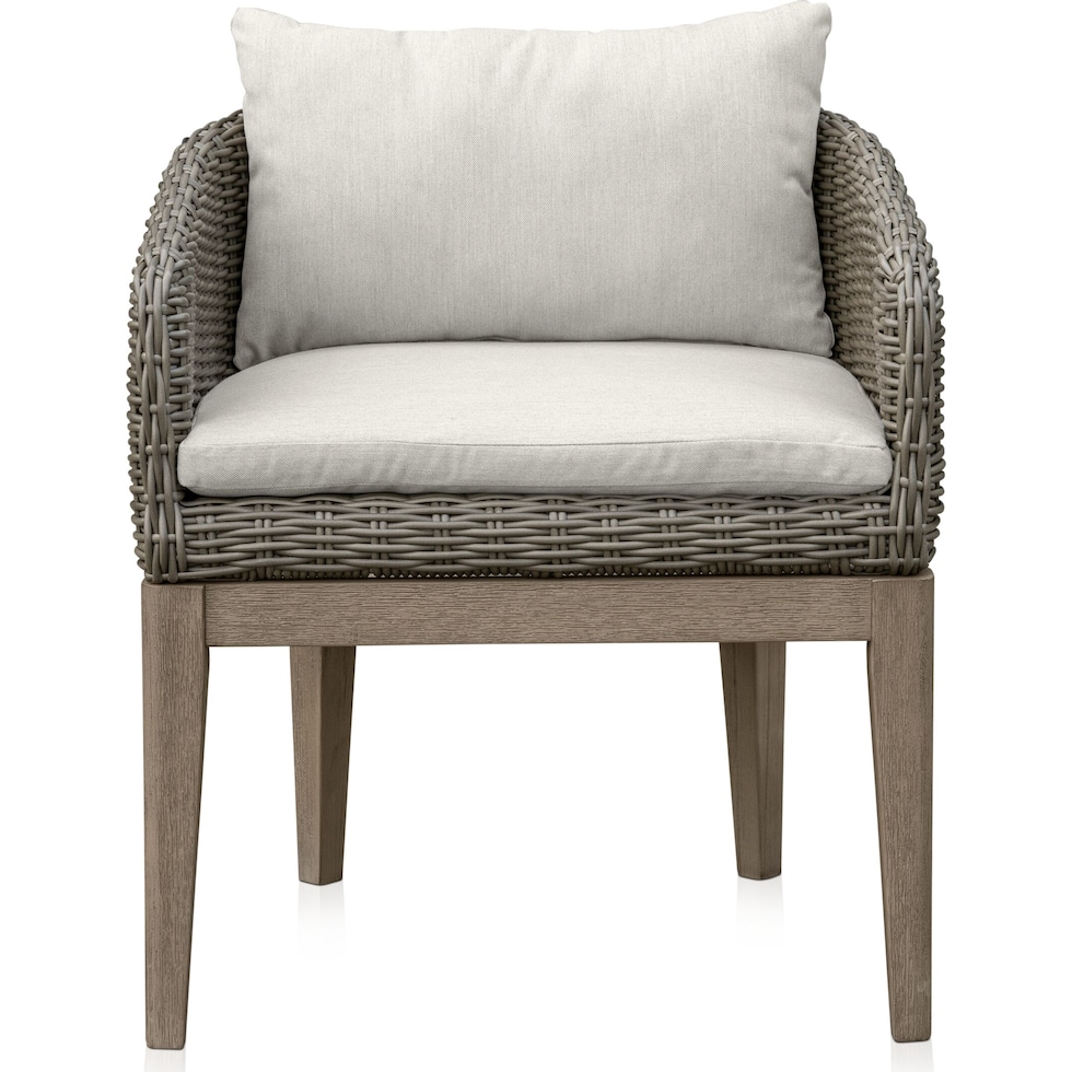 laguna outdoor dining gray outdoor dining chair   