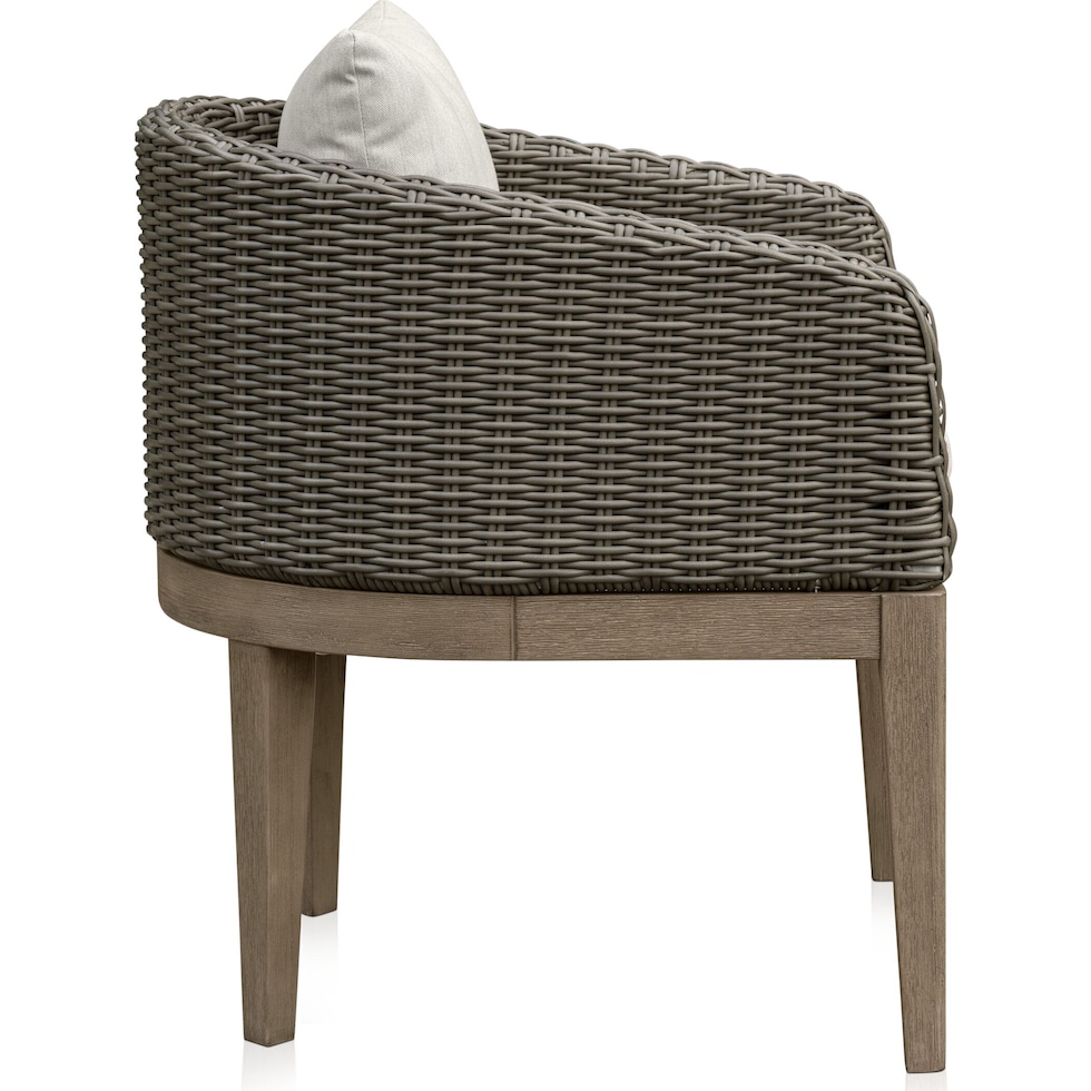 laguna outdoor dining gray outdoor dining chair   