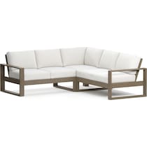 laguna outdoor living gray outdoor sectional   