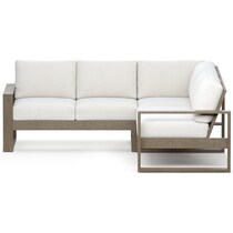 laguna outdoor living gray outdoor sectional   